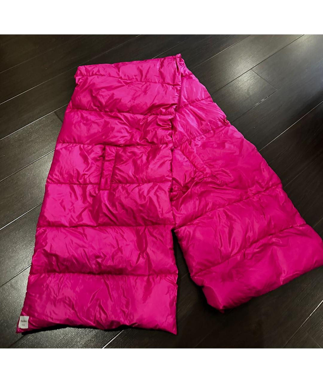 MAX MARA THE CUBE Розовый шарф, фото 2