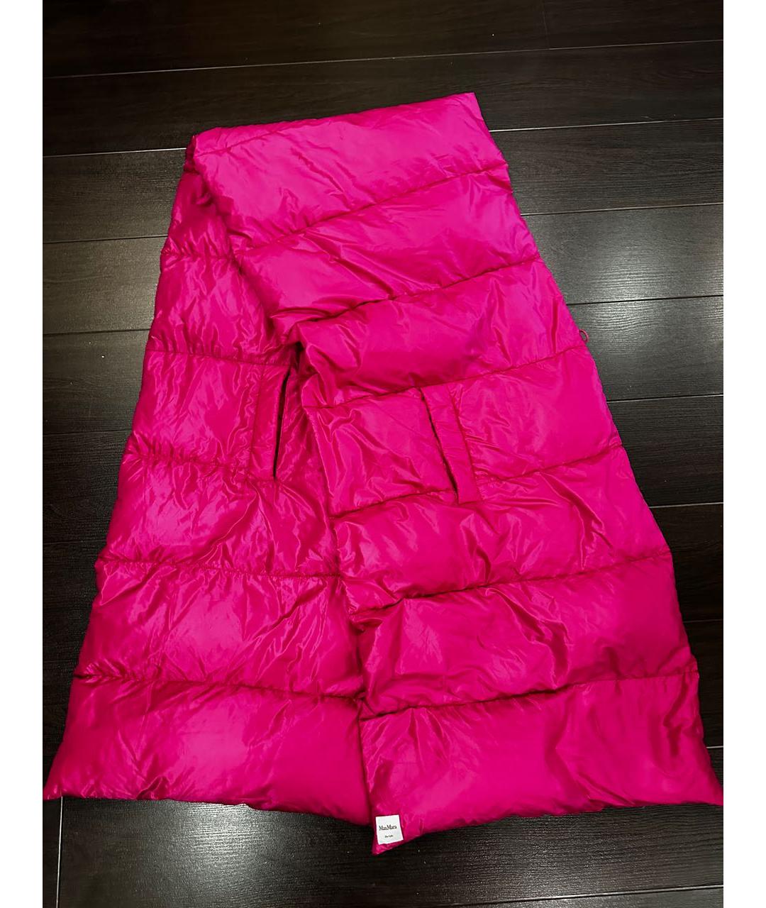 MAX MARA THE CUBE Розовый шарф, фото 8