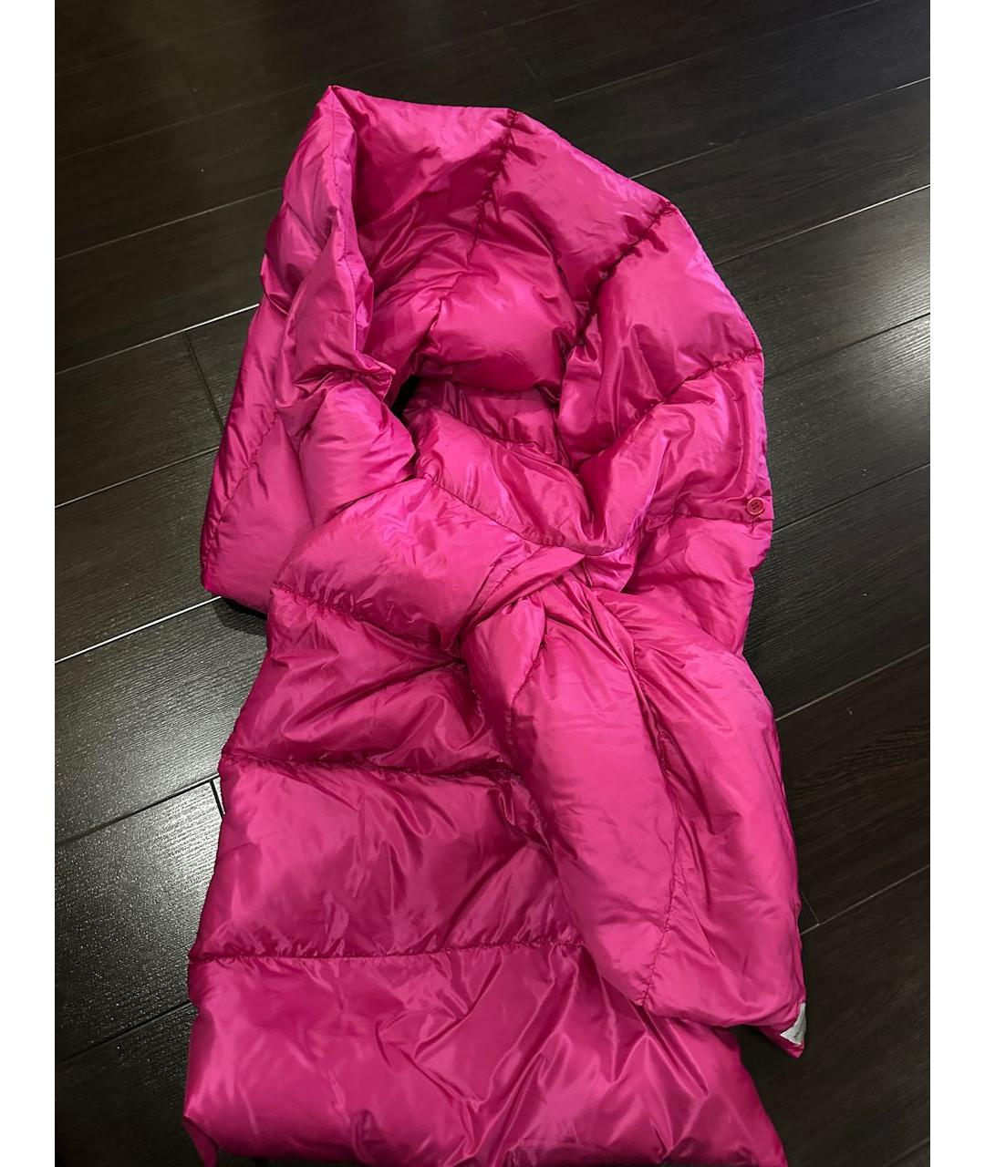 MAX MARA THE CUBE Розовый шарф, фото 4