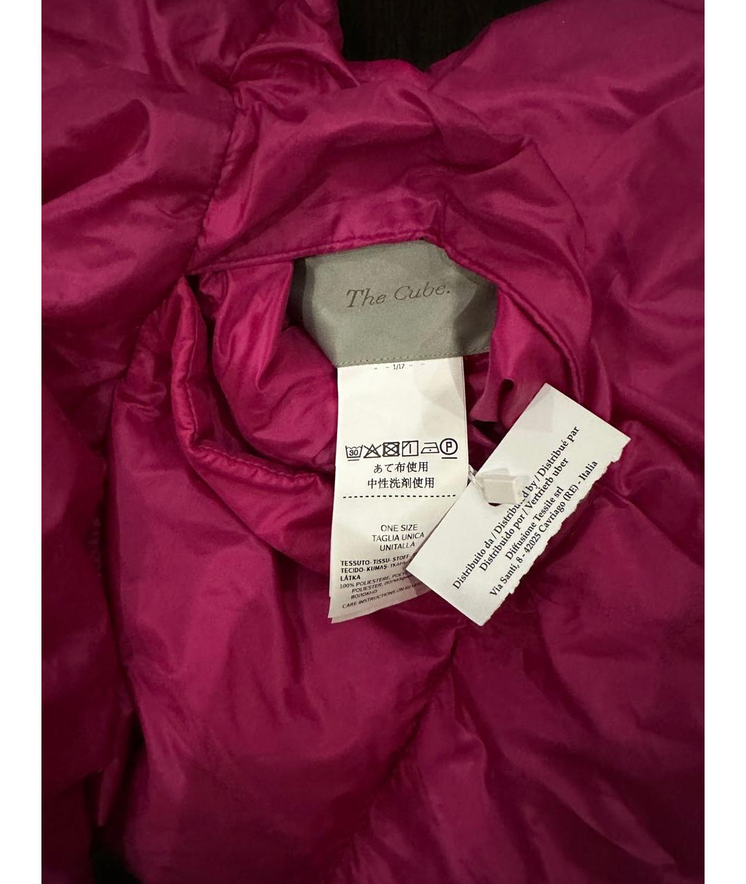 MAX MARA THE CUBE Розовый шарф, фото 6