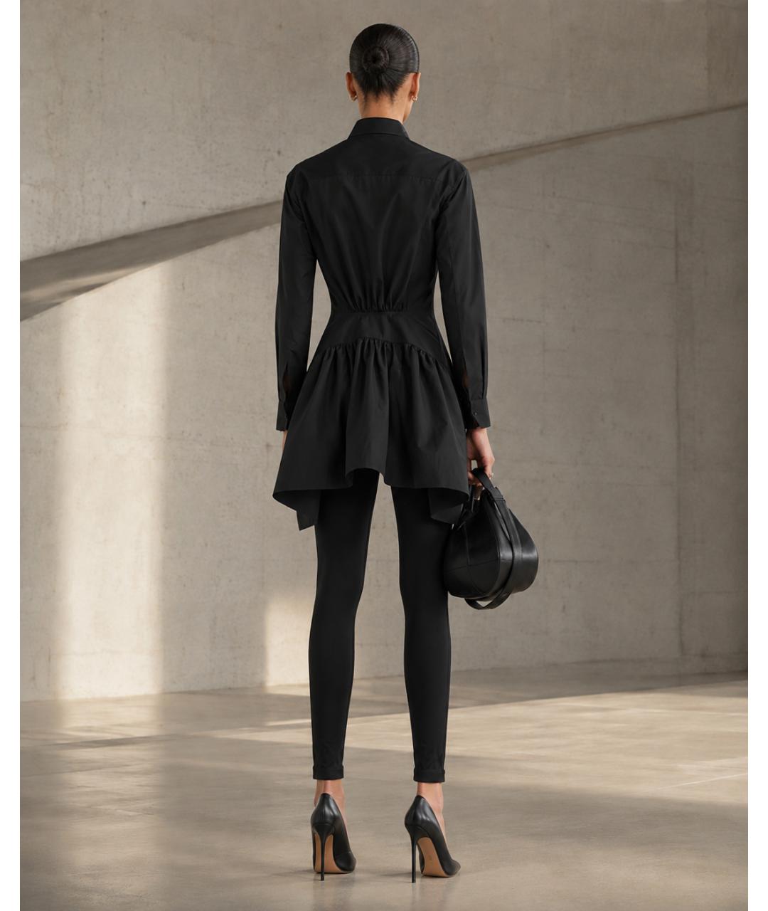 ALAIA Черная хлопковая рубашка, фото 8