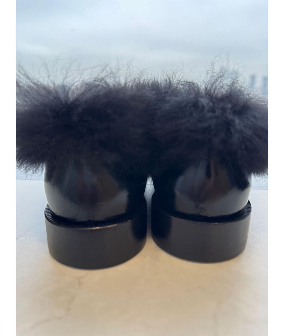 CHANEL Черные лоферы из лакированной кожи, фото 4