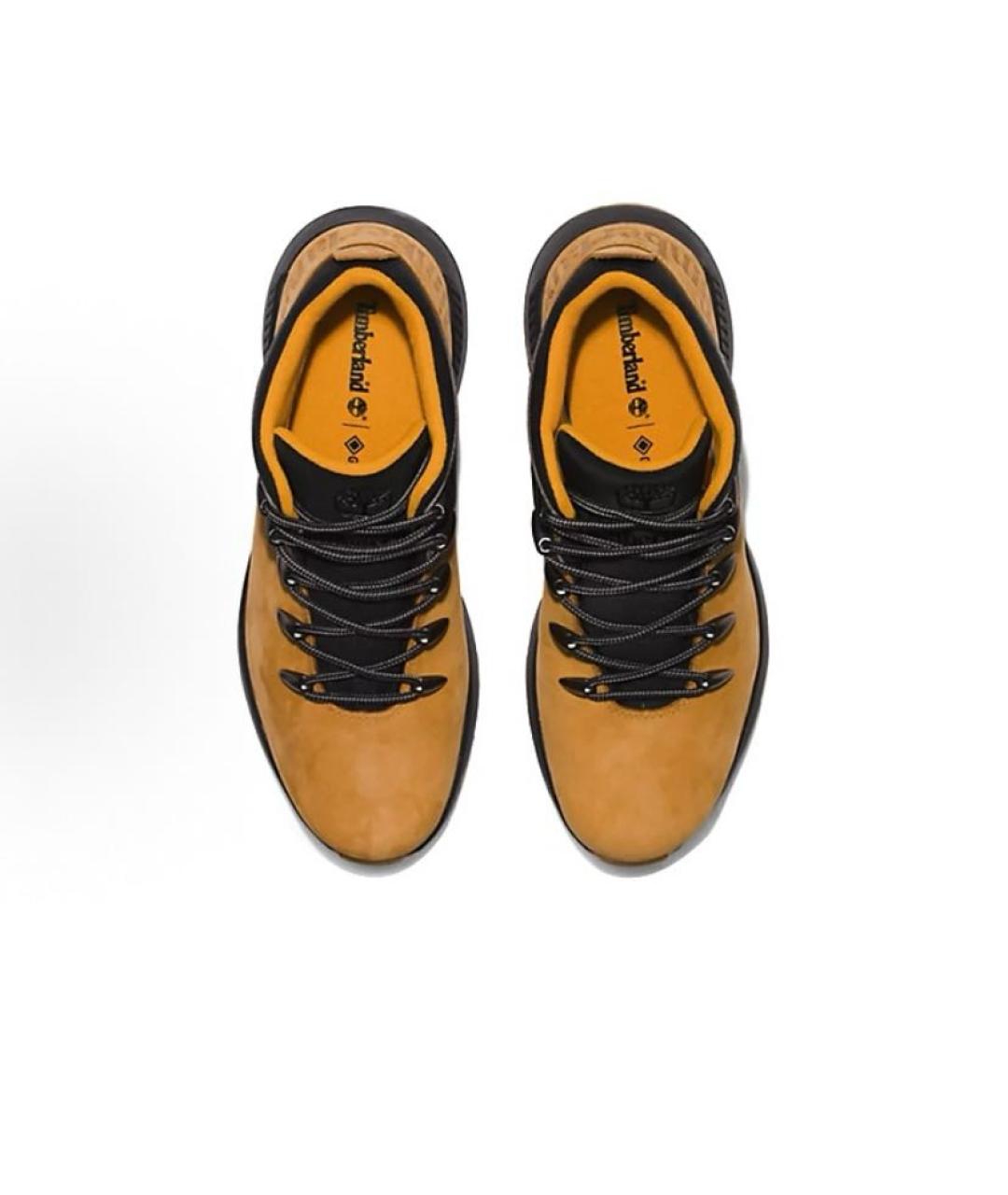 TIMBERLAND Горчичные кожаные ботинки, фото 5