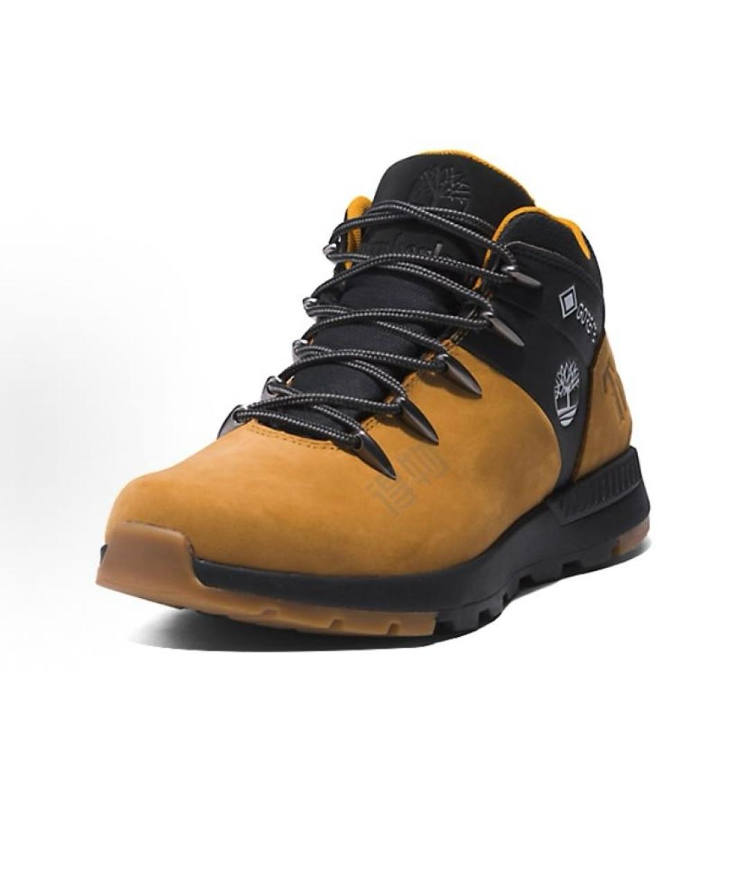 TIMBERLAND Горчичные кожаные ботинки, фото 3