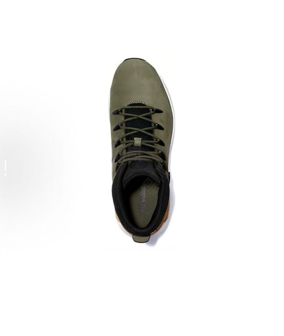 TIMBERLAND Хаки кожаные ботинки, фото 3