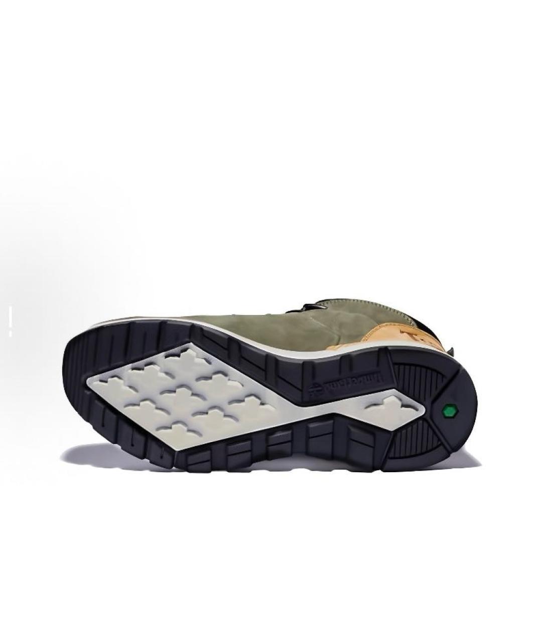 TIMBERLAND Хаки кожаные ботинки, фото 5