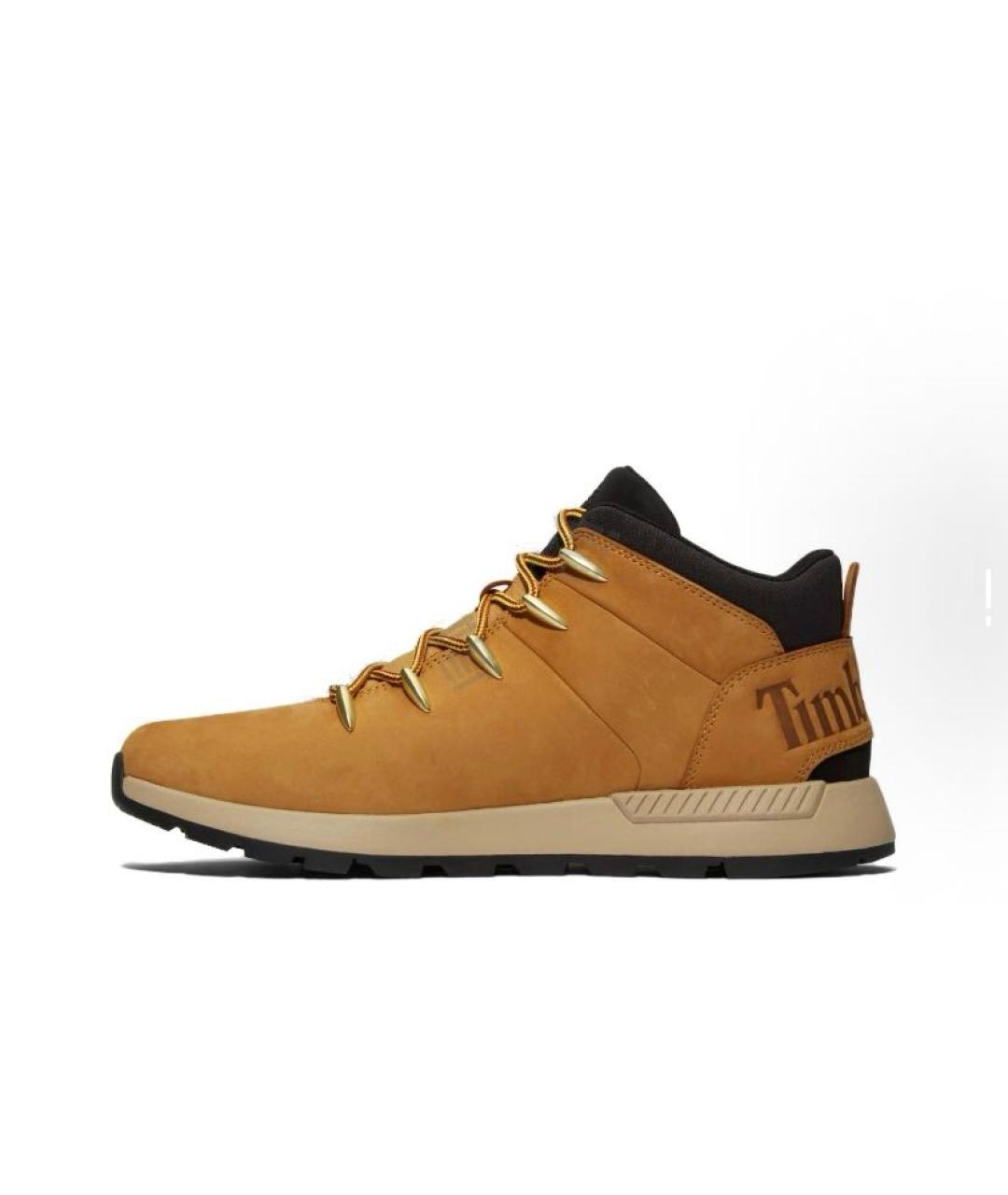 TIMBERLAND Горчичные кожаные ботинки, фото 2