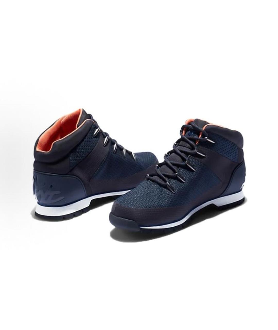 TIMBERLAND Темно-синие текстильные ботинки, фото 5