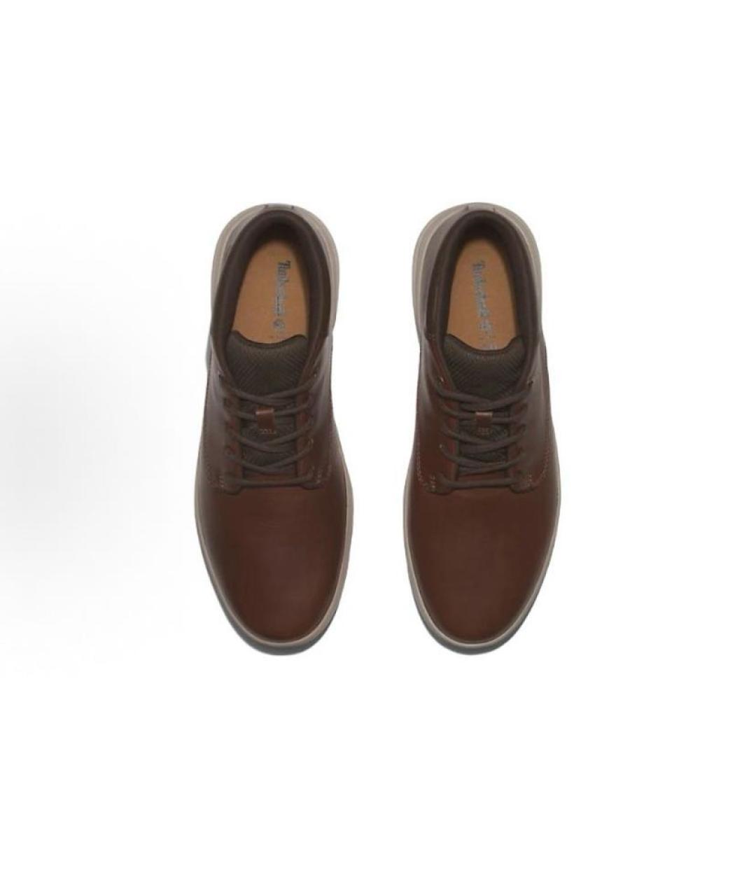 TIMBERLAND Коричневые кожаные ботинки, фото 4
