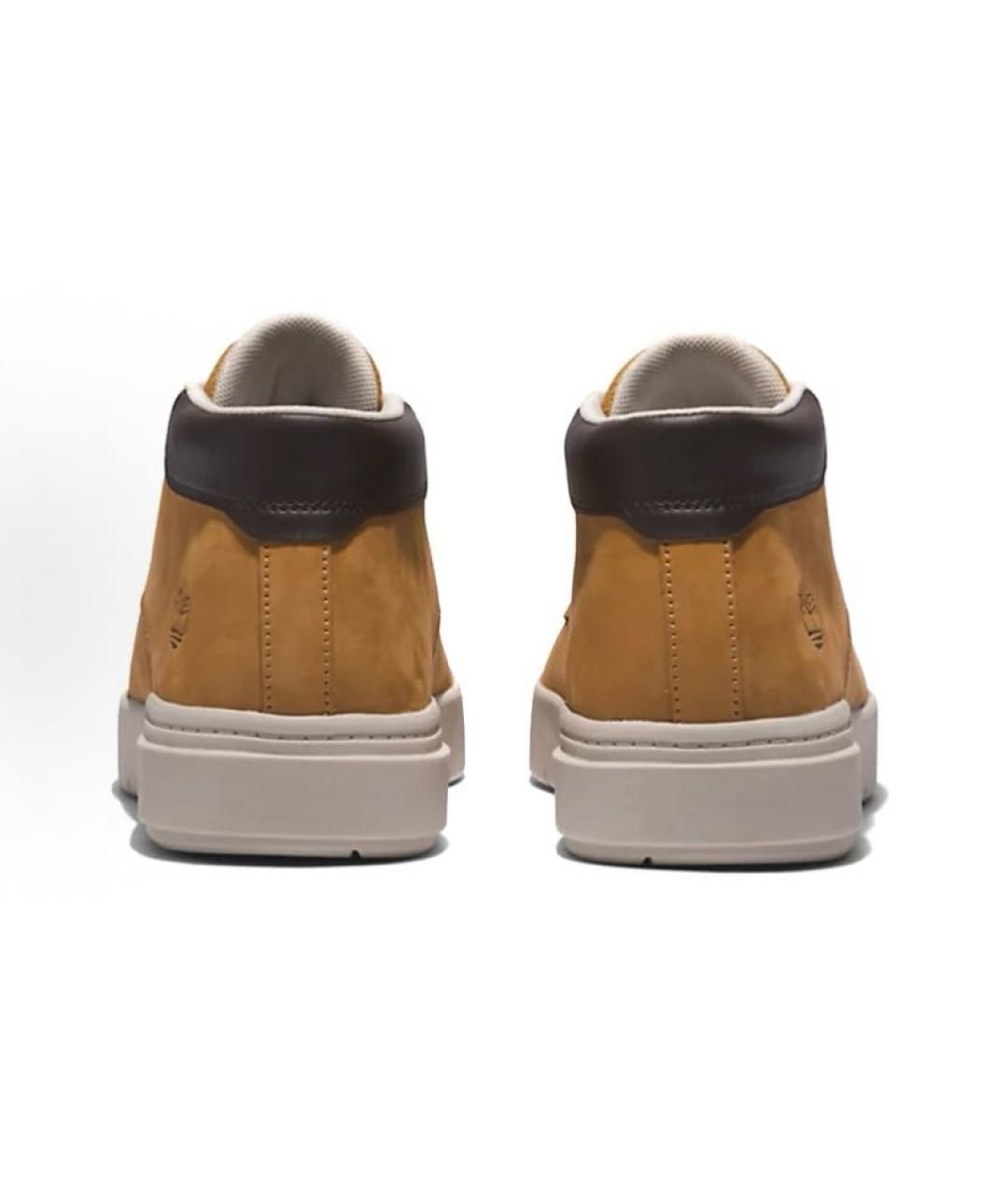 TIMBERLAND Горчичные кожаные ботинки, фото 6