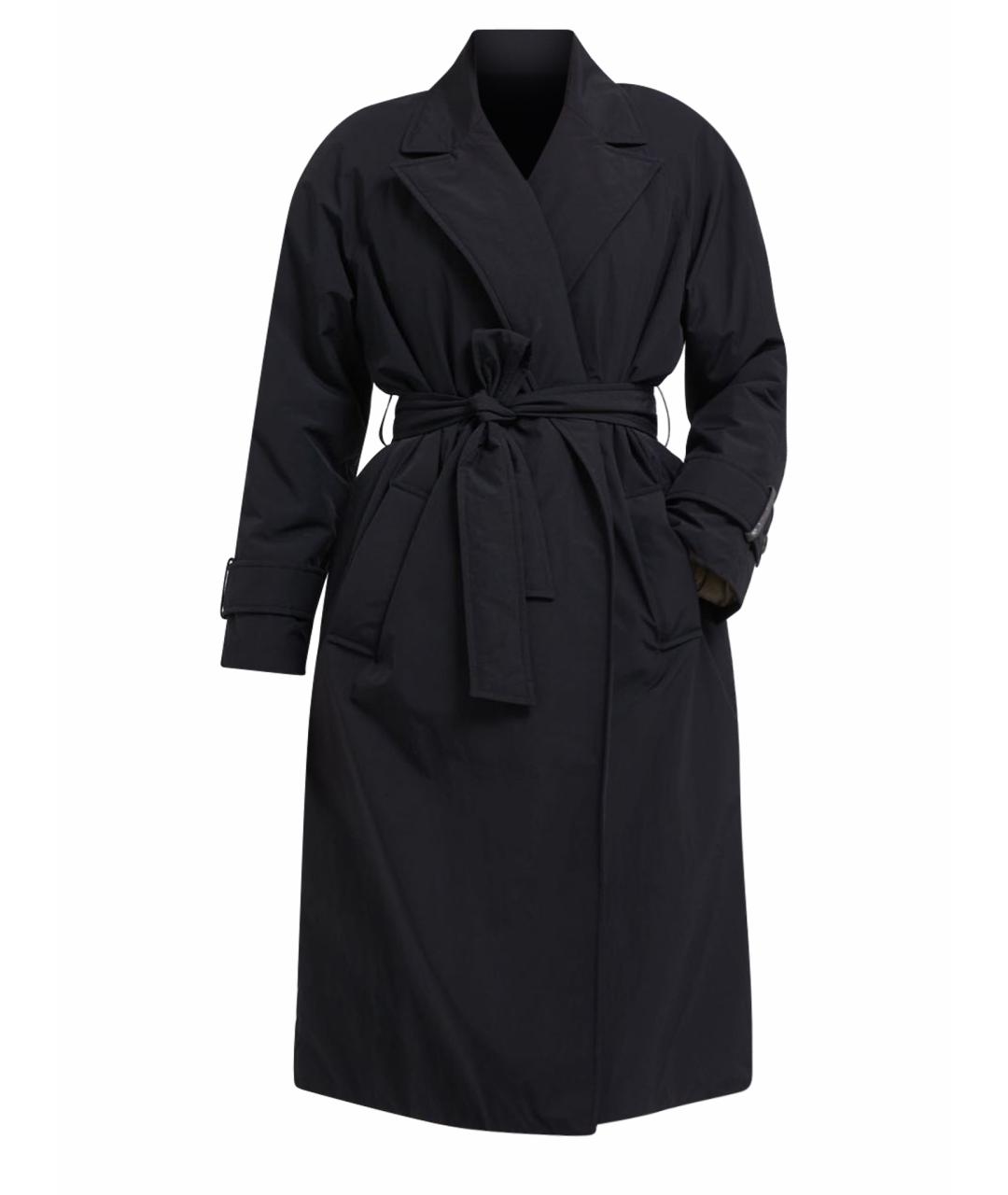 BRUNELLO CUCINELLI Черный полиамидовый тренч/плащ, фото 1