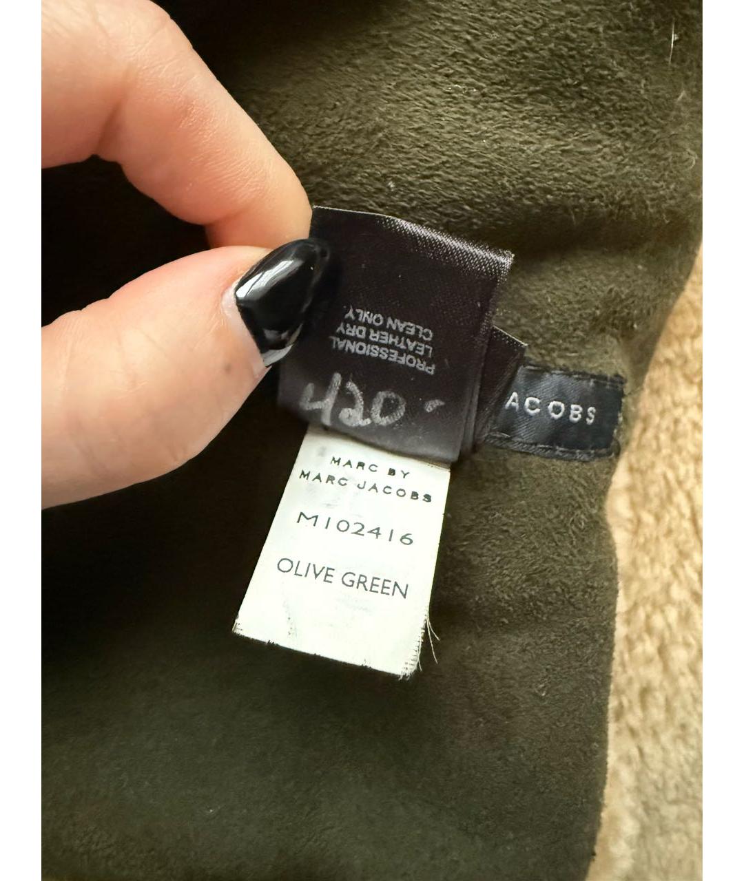 MARC JACOBS Зеленая шерстяная дубленка, фото 4