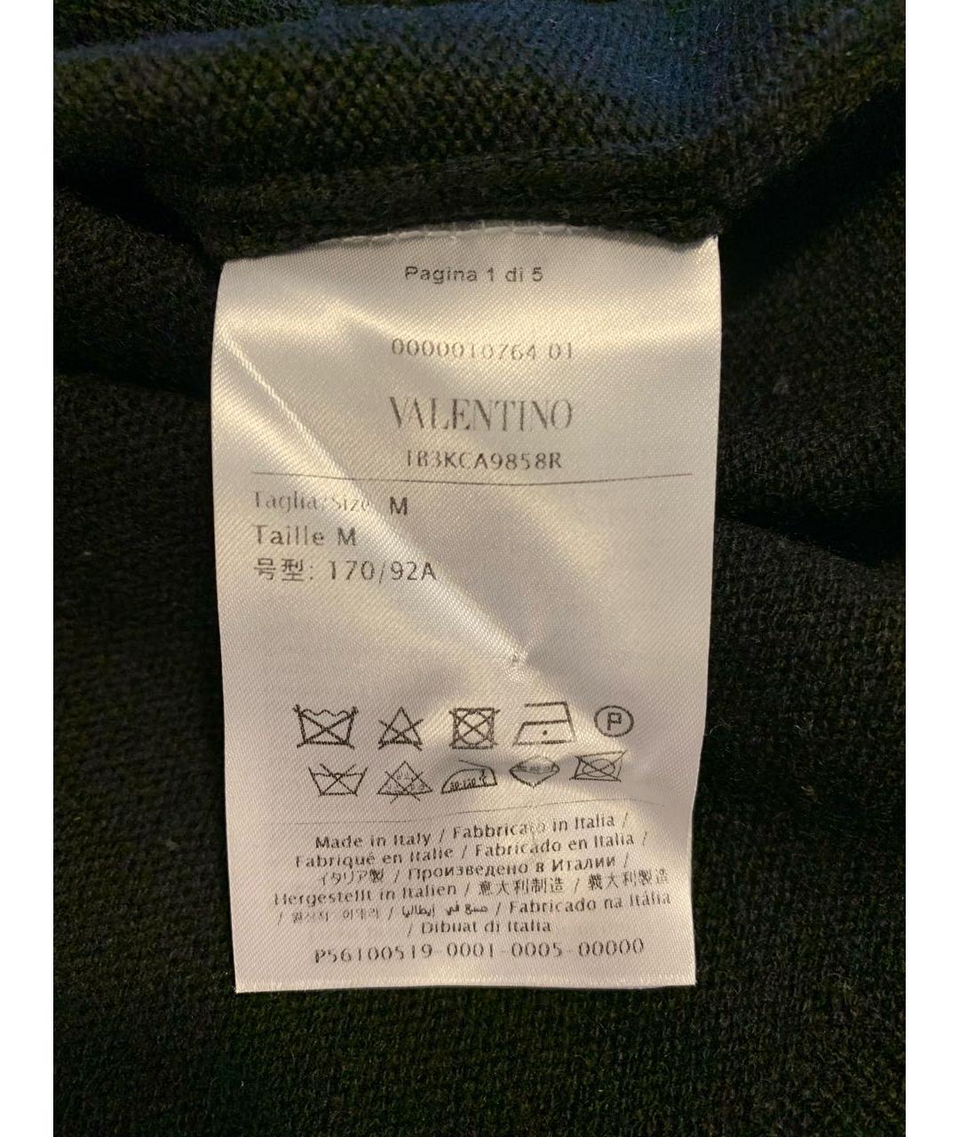 VALENTINO Черный кашемировый джемпер / свитер, фото 4