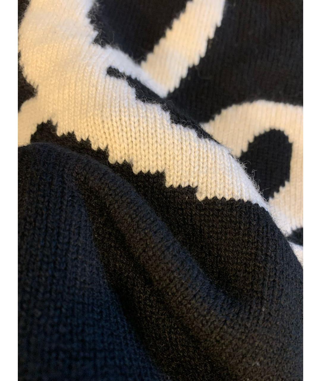 VALENTINO Черный кашемировый джемпер / свитер, фото 6