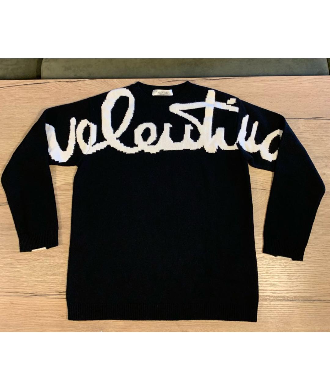 VALENTINO Черный кашемировый джемпер / свитер, фото 9