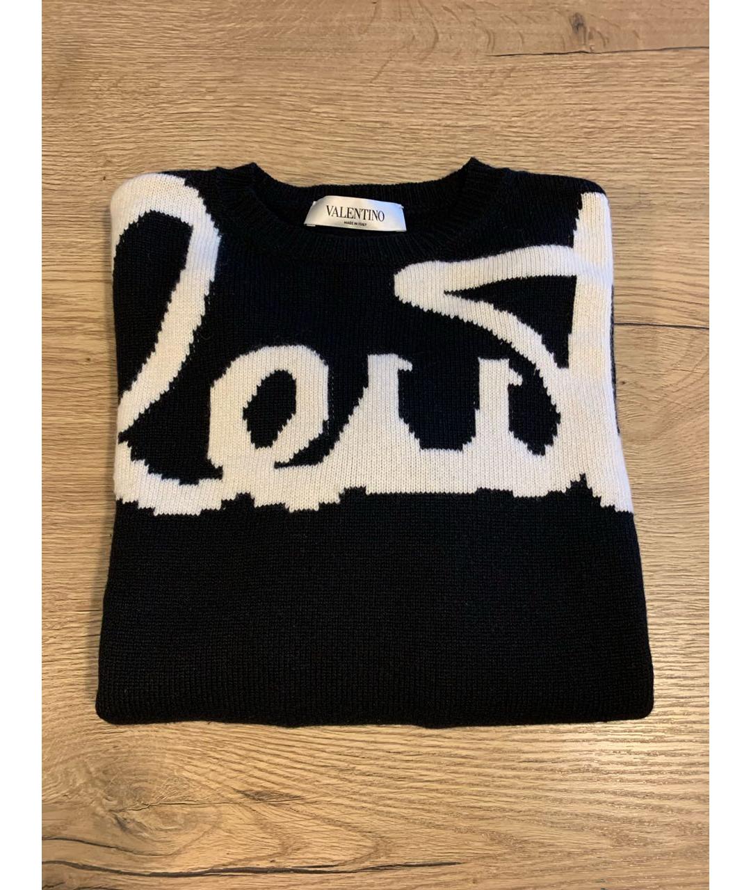 VALENTINO Черный кашемировый джемпер / свитер, фото 7