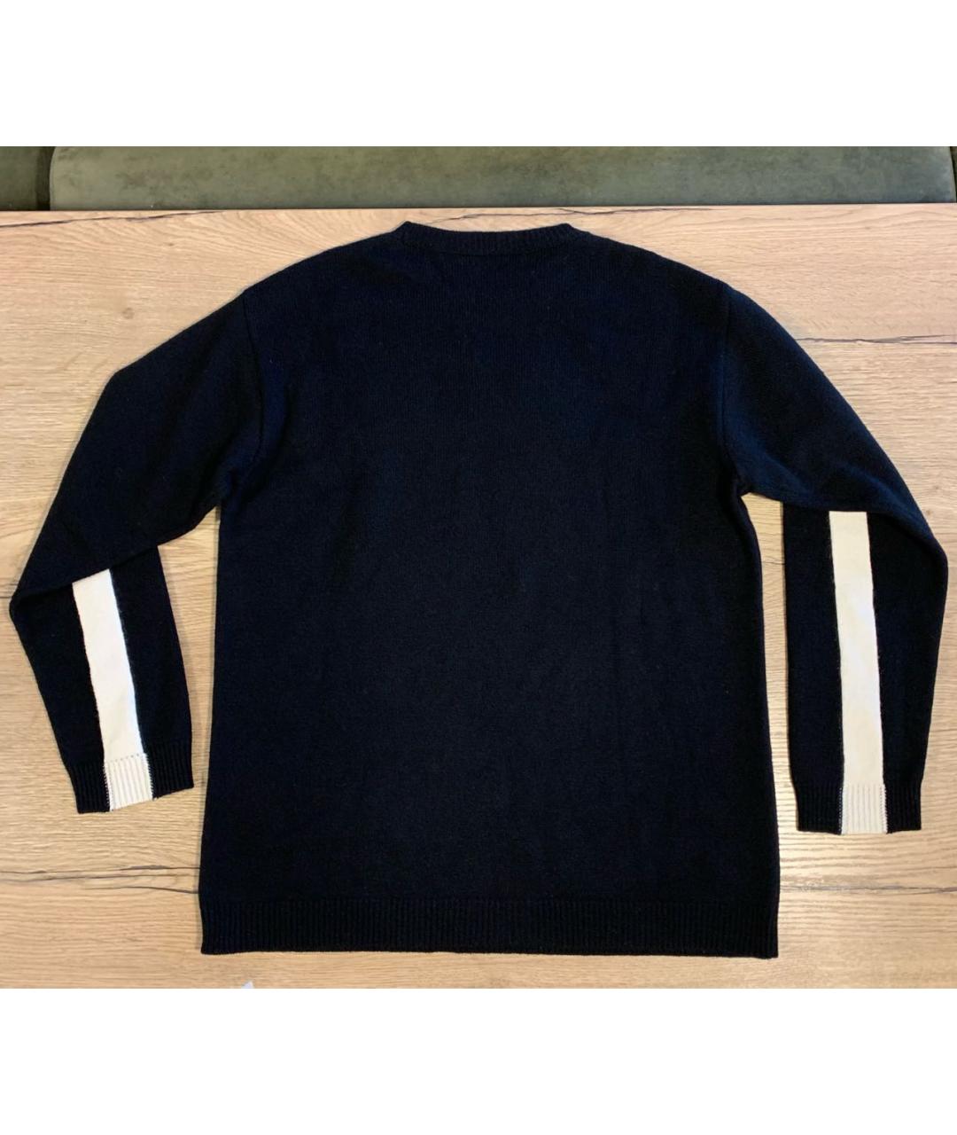 VALENTINO Черный кашемировый джемпер / свитер, фото 2