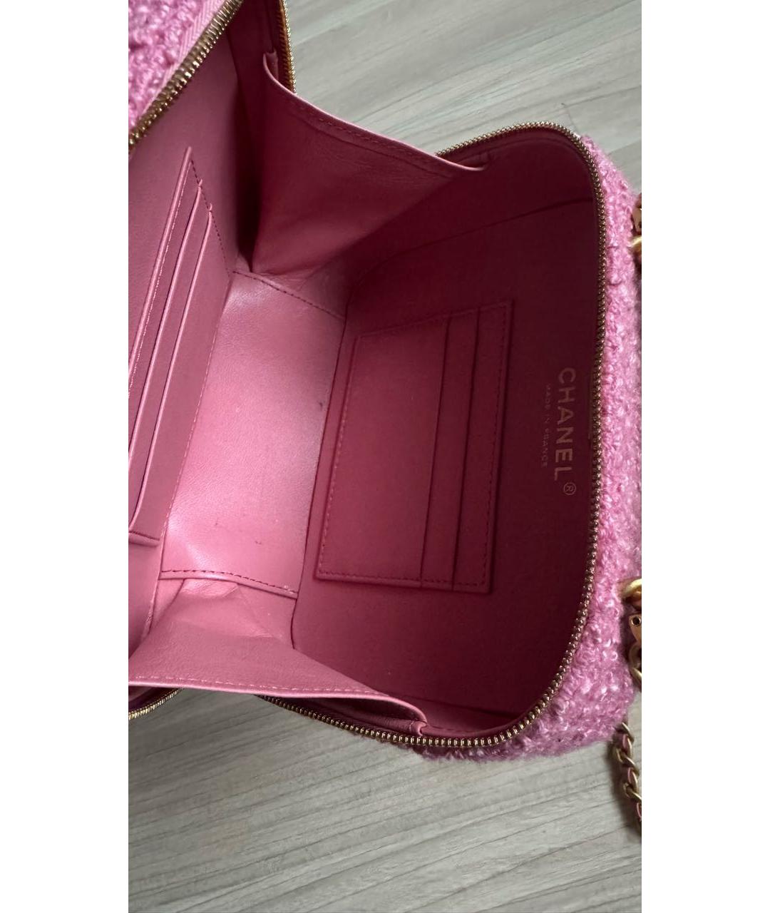 CHANEL Розовая сумка через плечо, фото 8