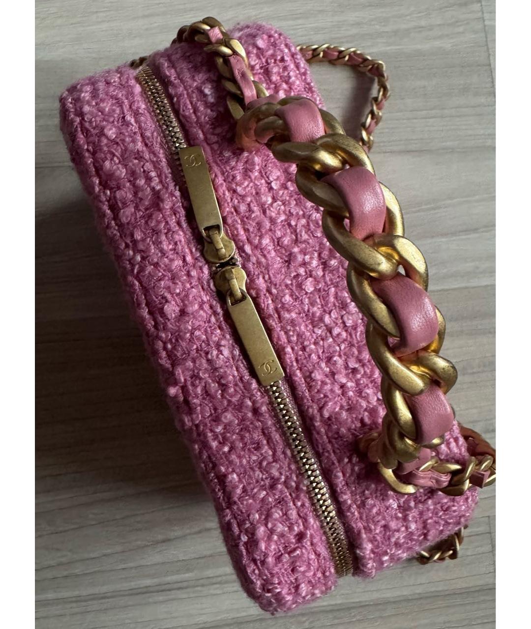 CHANEL Розовая сумка через плечо, фото 7