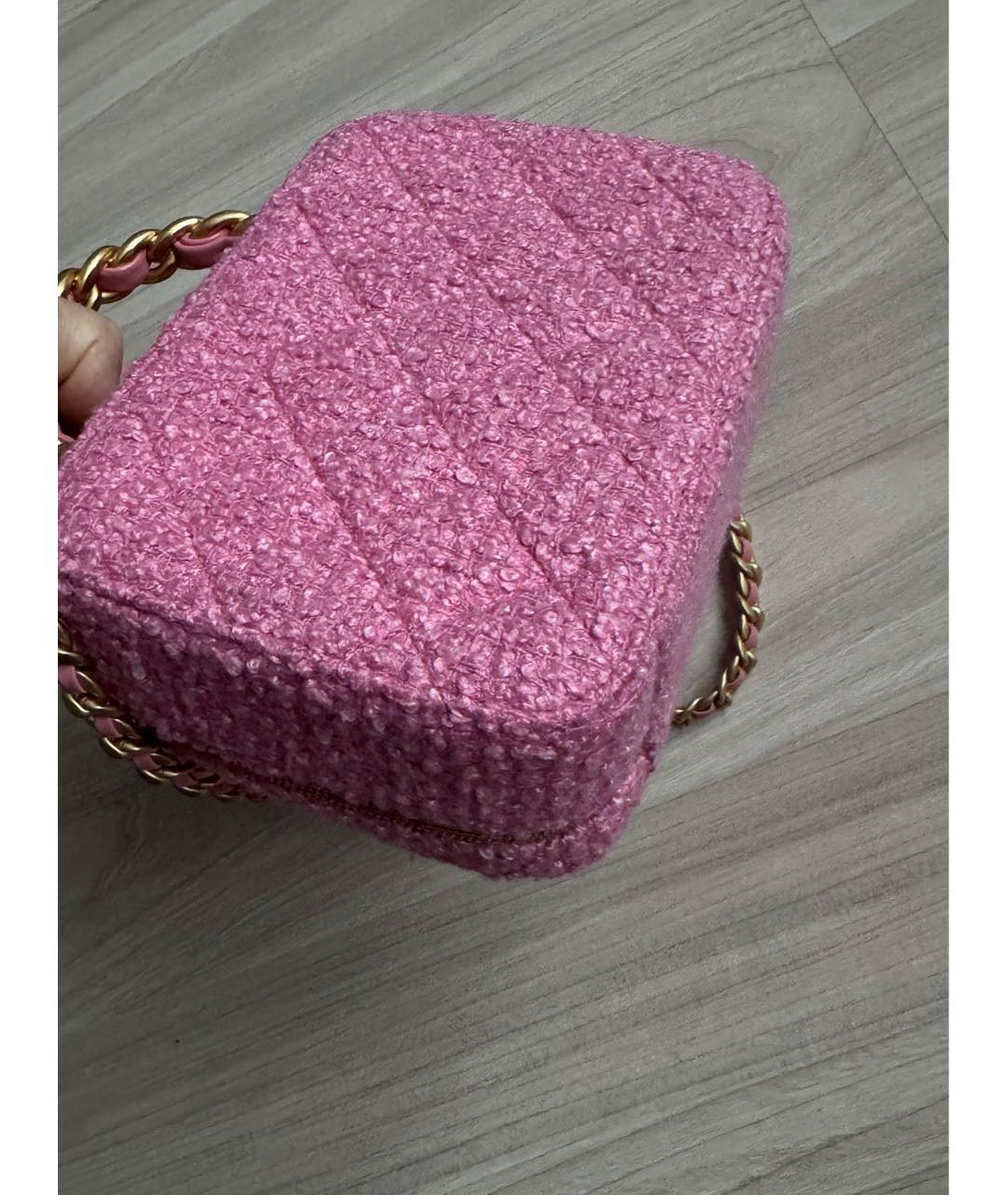 CHANEL Розовая сумка через плечо, фото 6