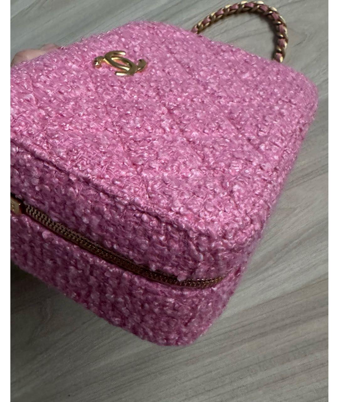 CHANEL Розовая сумка через плечо, фото 3