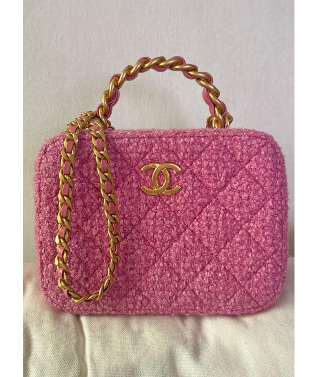 CHANEL Розовая сумка через плечо, фото 9
