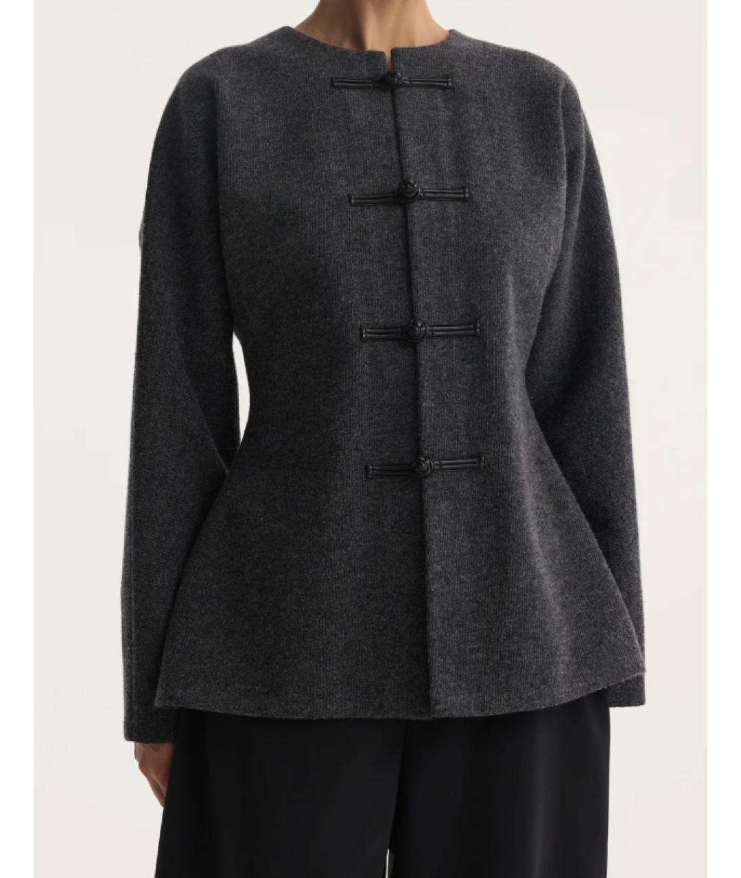 ROHE Серый шерстяной жакет/пиджак, фото 4