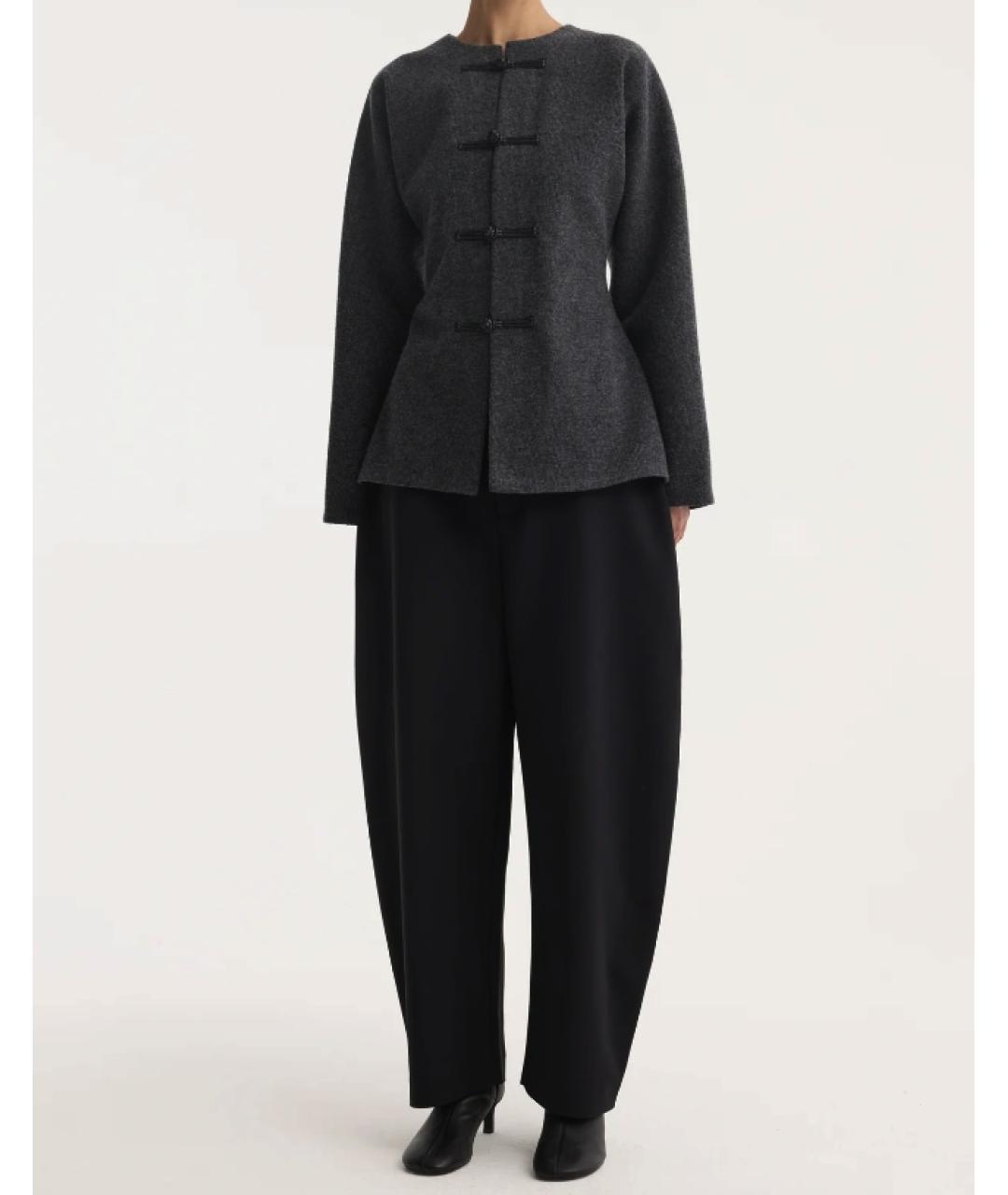 ROHE Серый шерстяной жакет/пиджак, фото 2