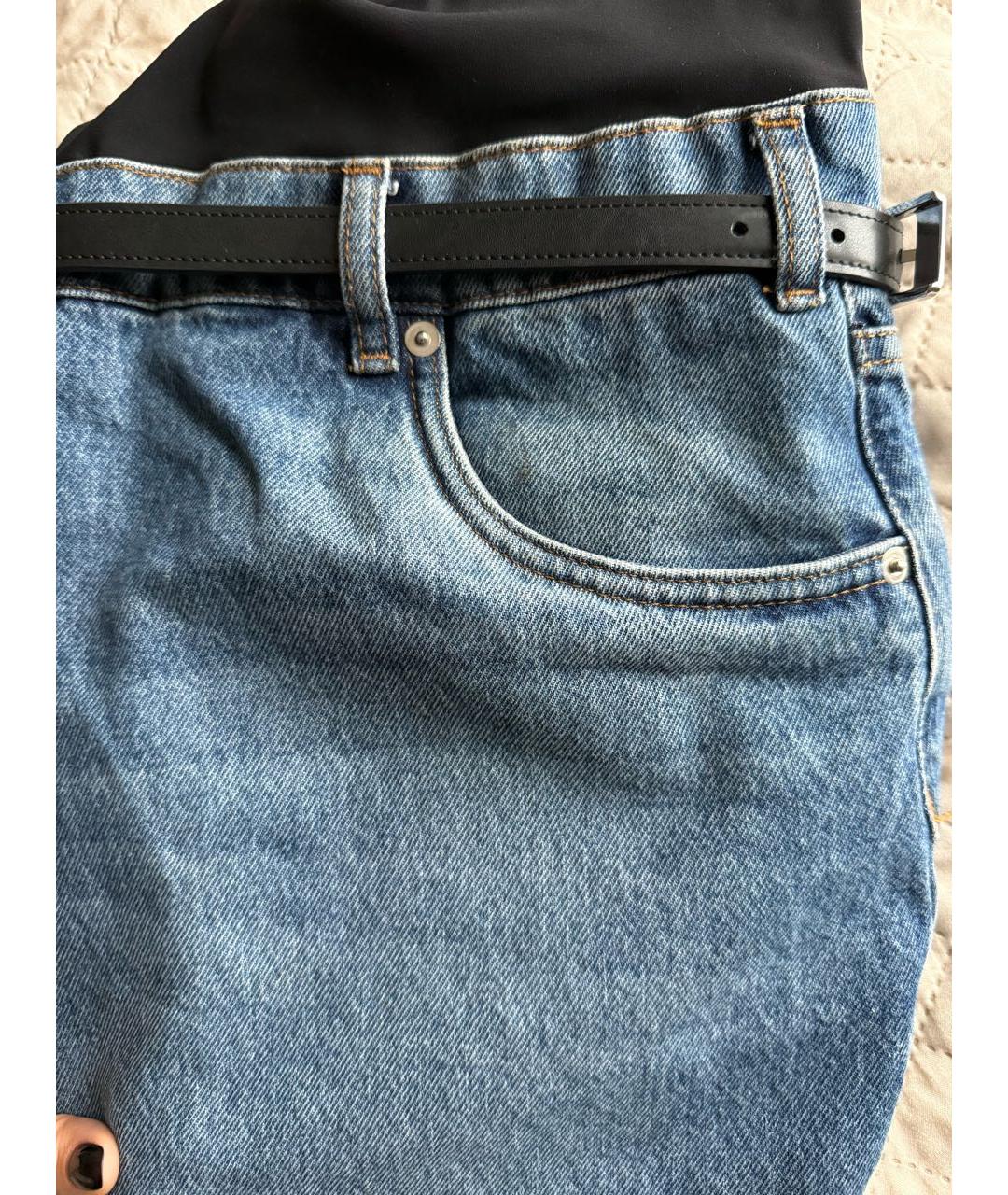 COPERNI Синие хлопковые прямые джинсы, фото 4