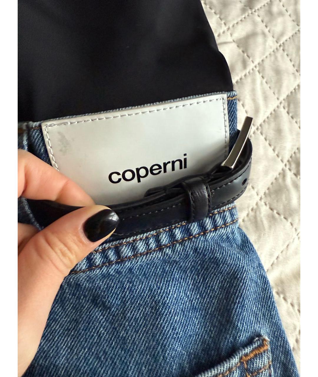 COPERNI Синие хлопковые прямые джинсы, фото 5