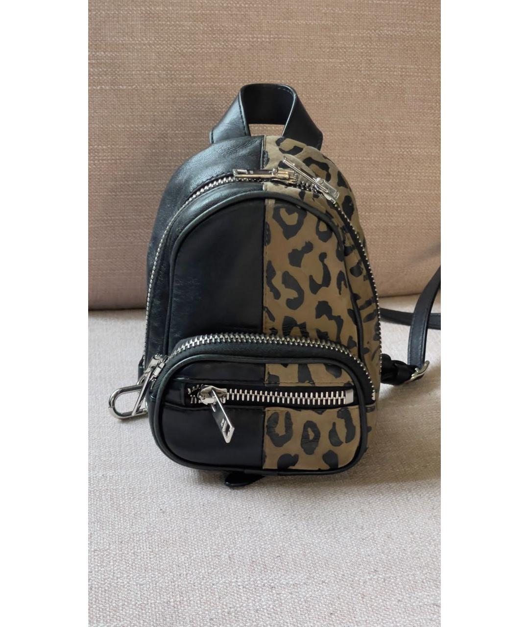 ALEXANDER WANG Черная кожаная сумка через плечо, фото 8