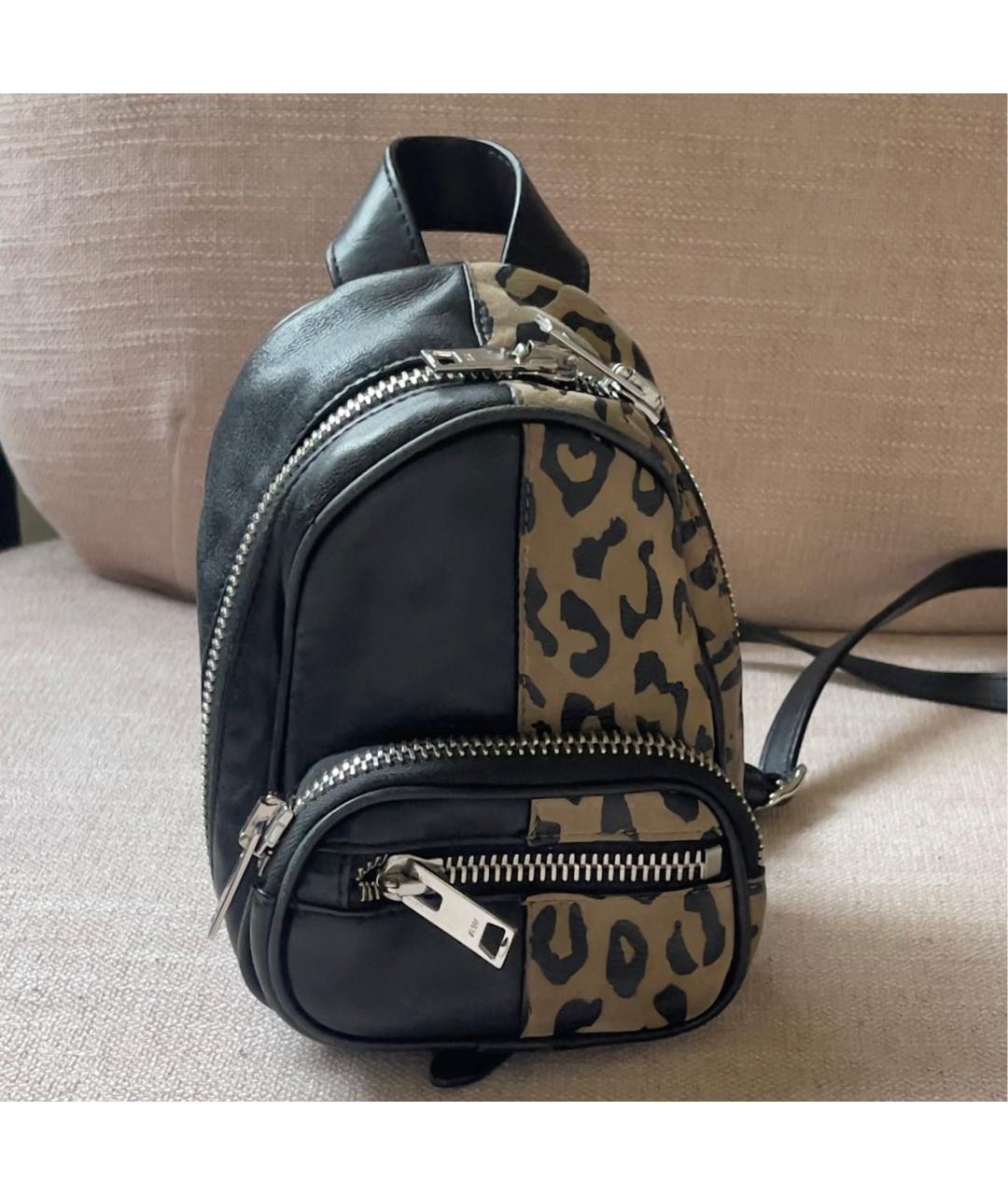 ALEXANDER WANG Черная кожаная сумка через плечо, фото 9