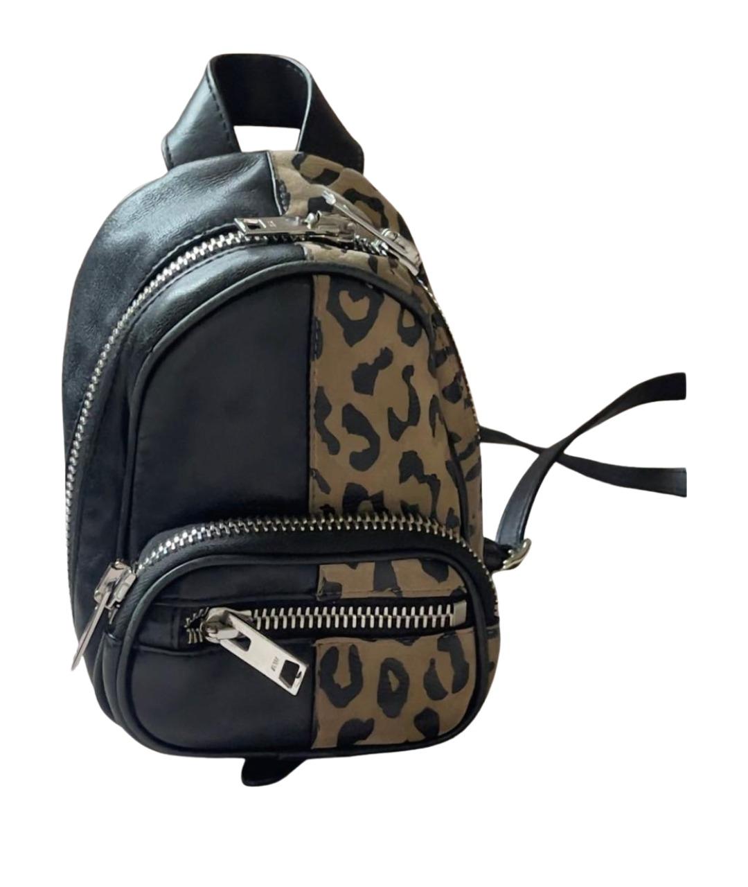 ALEXANDER WANG Черная кожаная сумка через плечо, фото 1