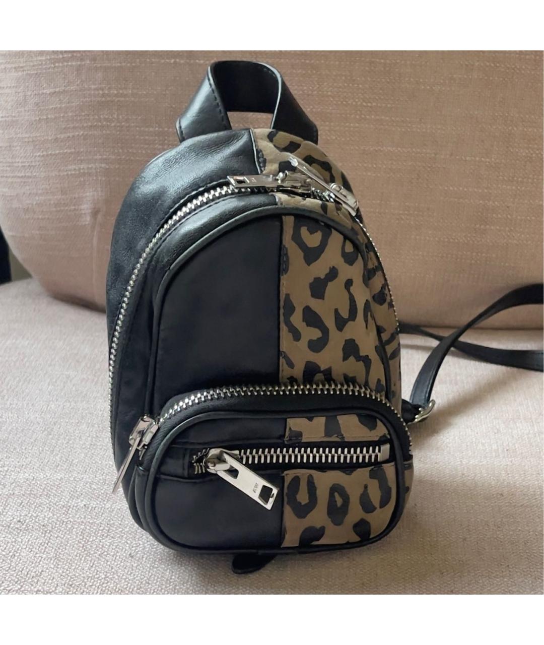 ALEXANDER WANG Черная кожаная сумка через плечо, фото 6