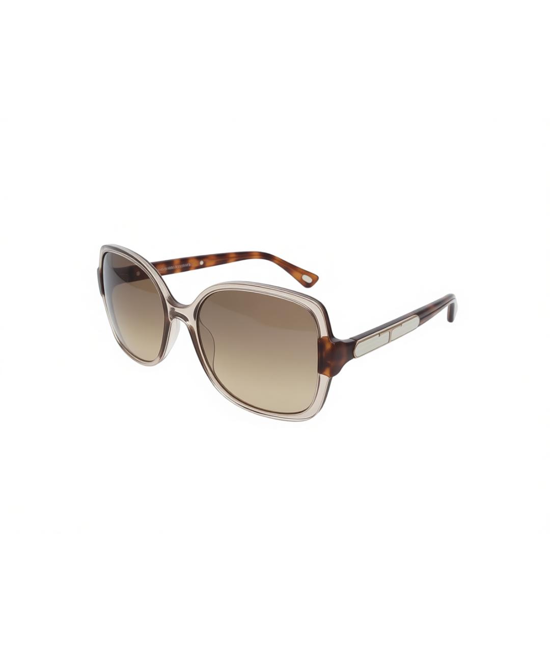 TOD'S Бежевые пластиковые солнцезащитные очки, фото 2