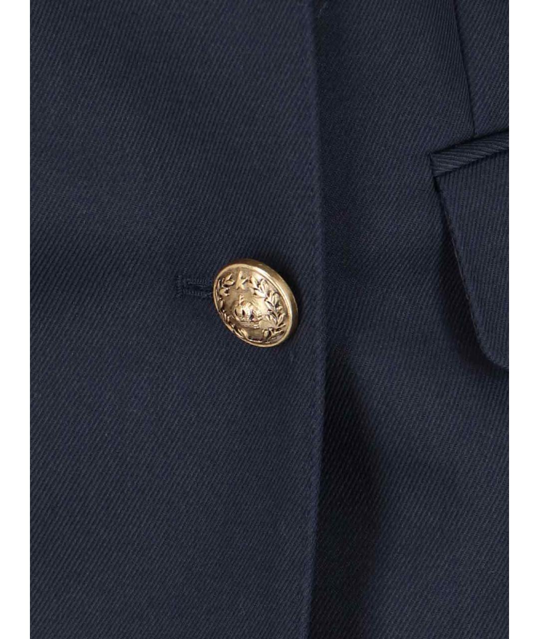 GOLDEN GOOSE DELUXE BRAND Синий полиэстеровый жакет/пиджак, фото 4