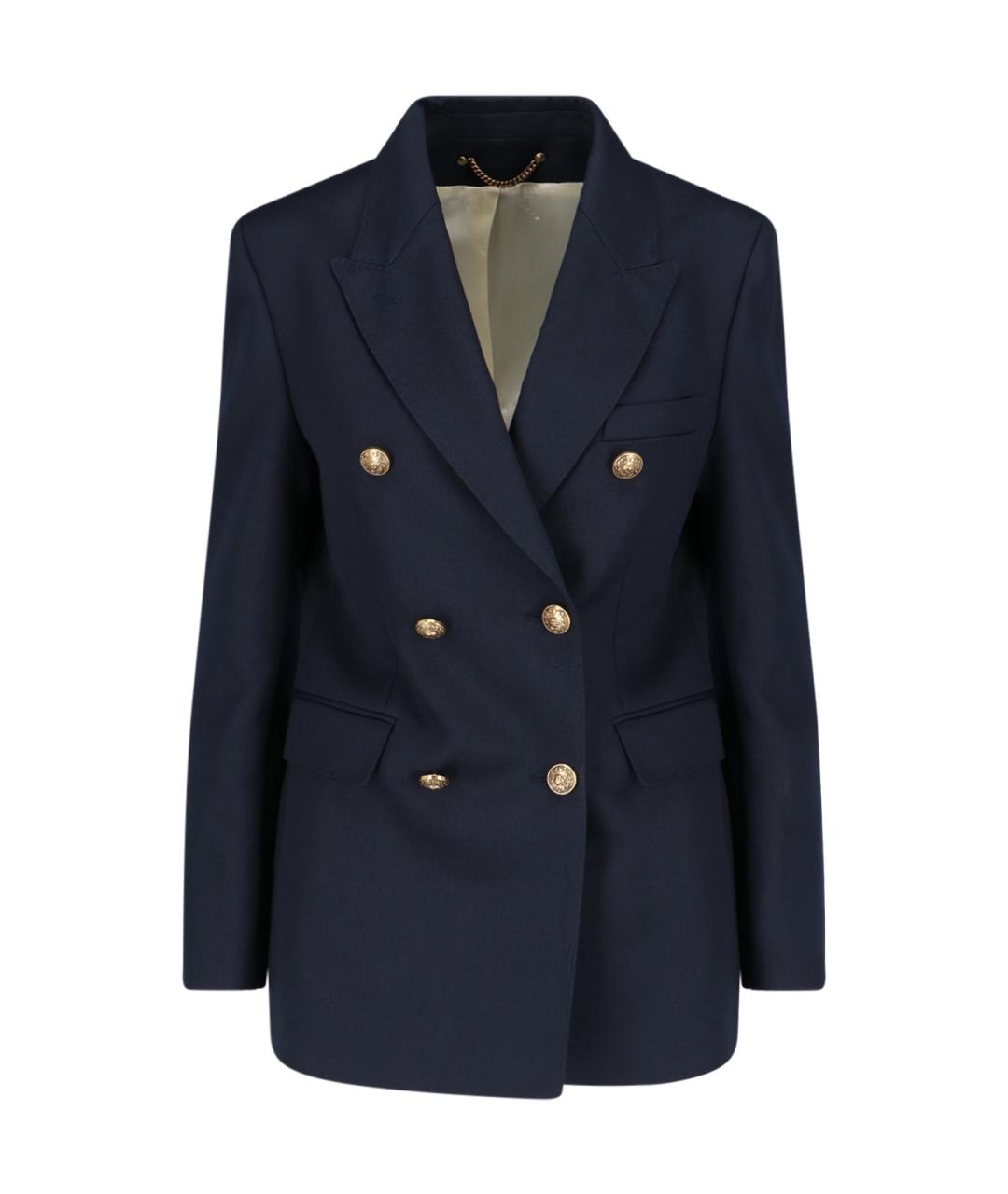 GOLDEN GOOSE DELUXE BRAND Синий полиэстеровый жакет/пиджак, фото 1