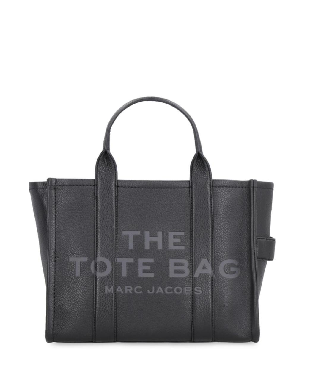 MARC JACOBS Черная кожаная сумка тоут, фото 1