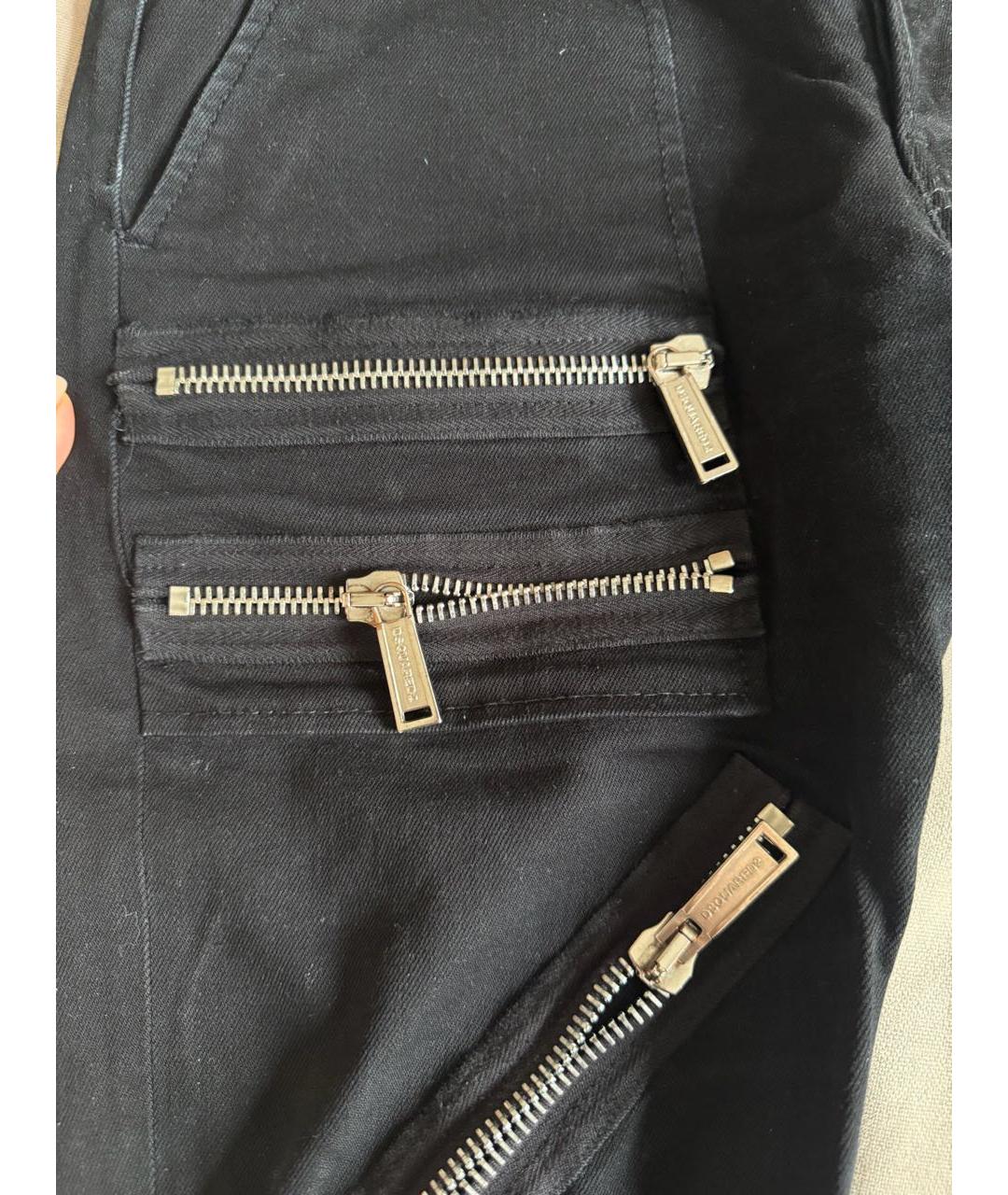 DSQUARED2 Черные хлопко-полиэстеровые джинсы скинни, фото 4