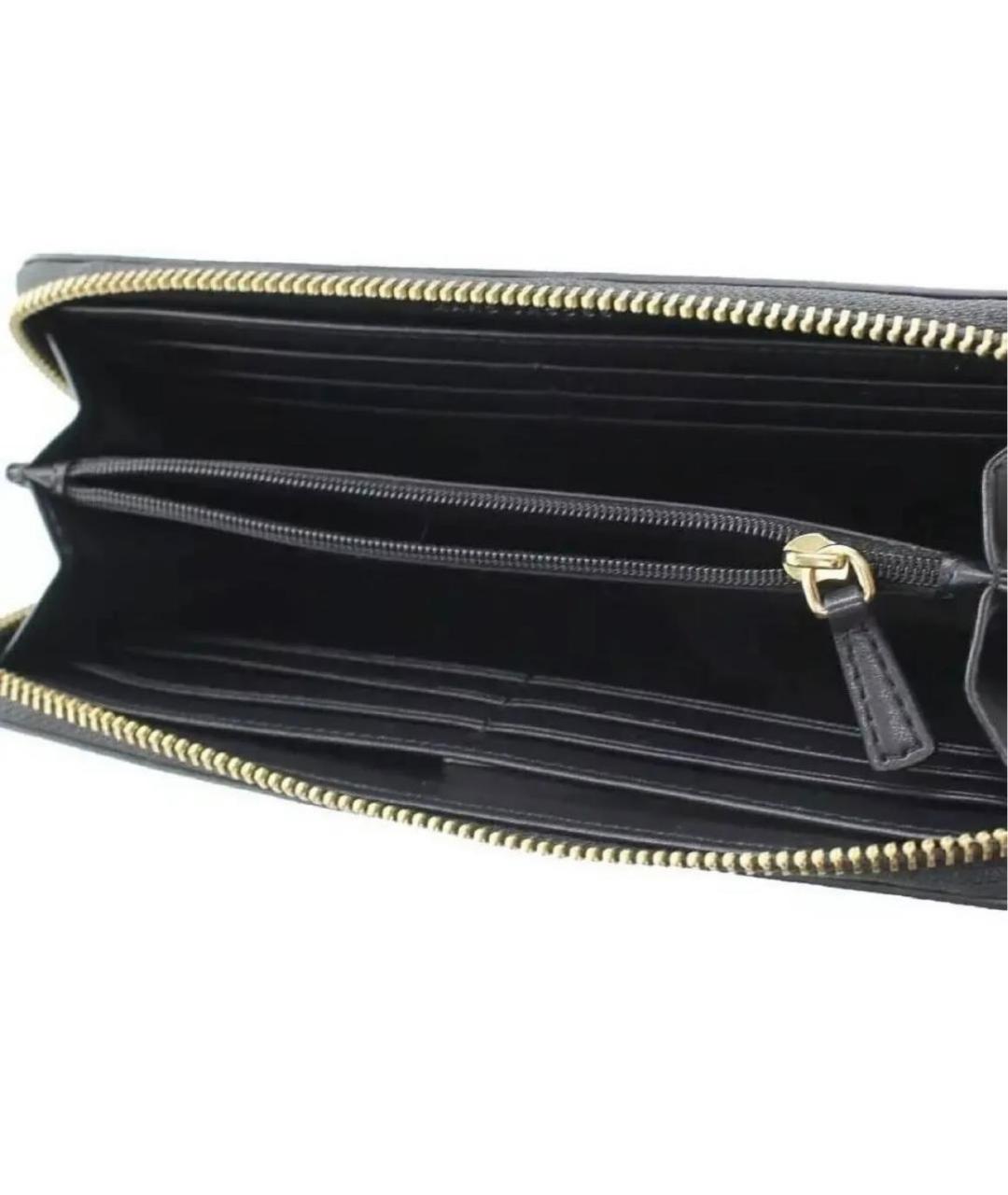 MARC JACOBS Черный кожаный кошелек, фото 2