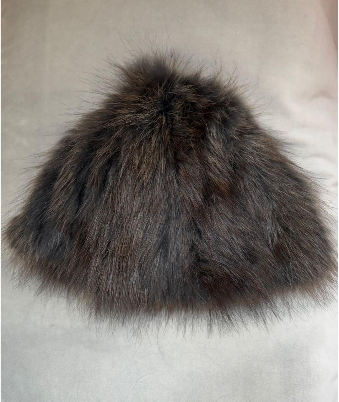 FENDI Коричневая шапка, фото 5