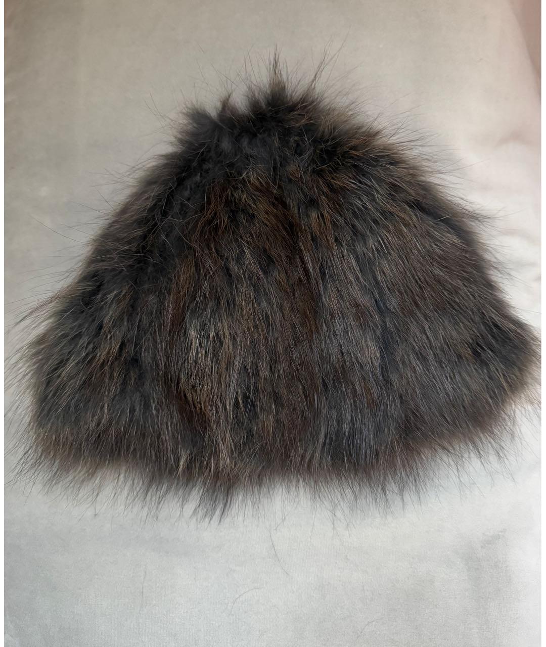 FENDI Коричневая шапка, фото 2