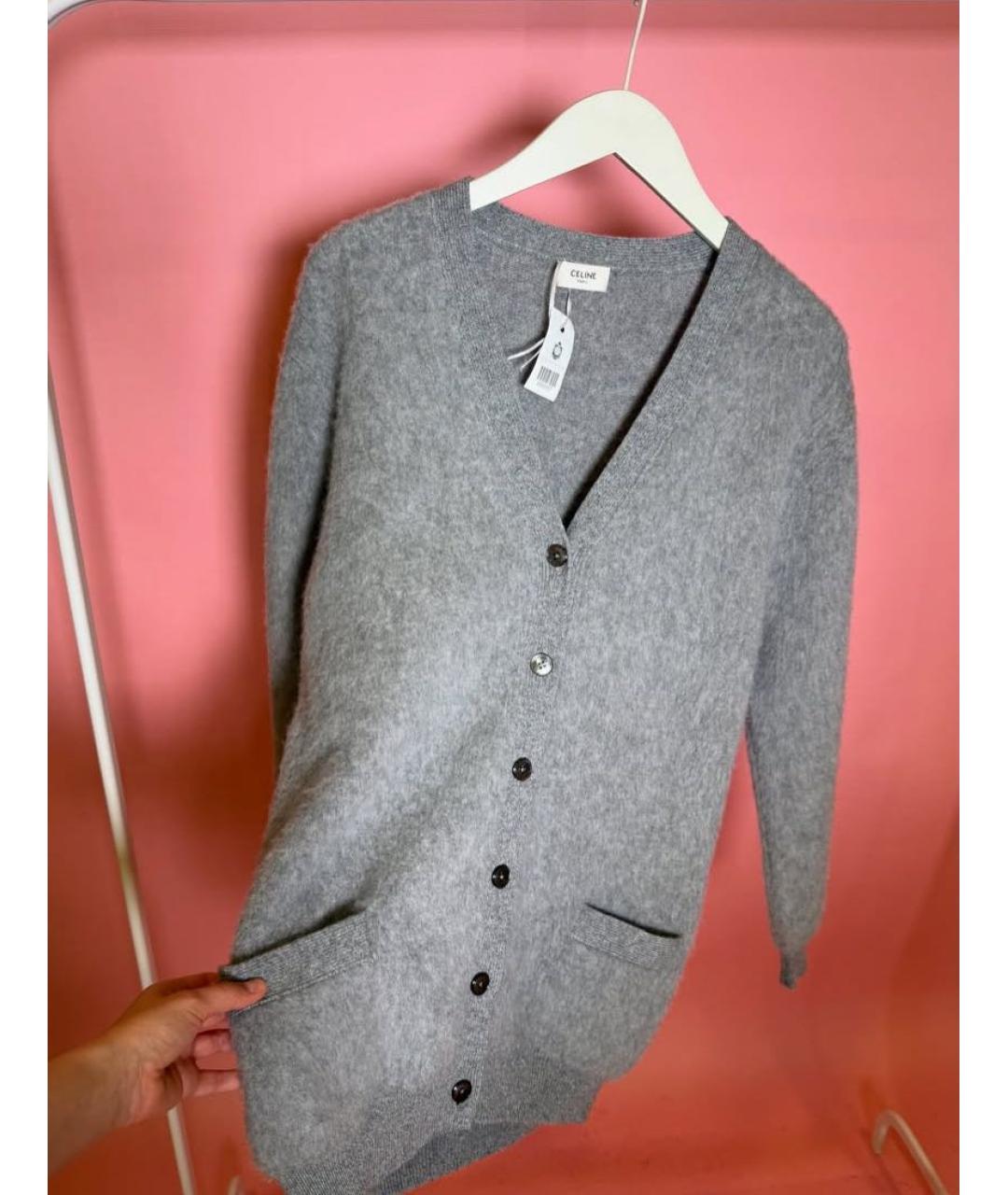 CELINE Антрацитовый кардиган, фото 4