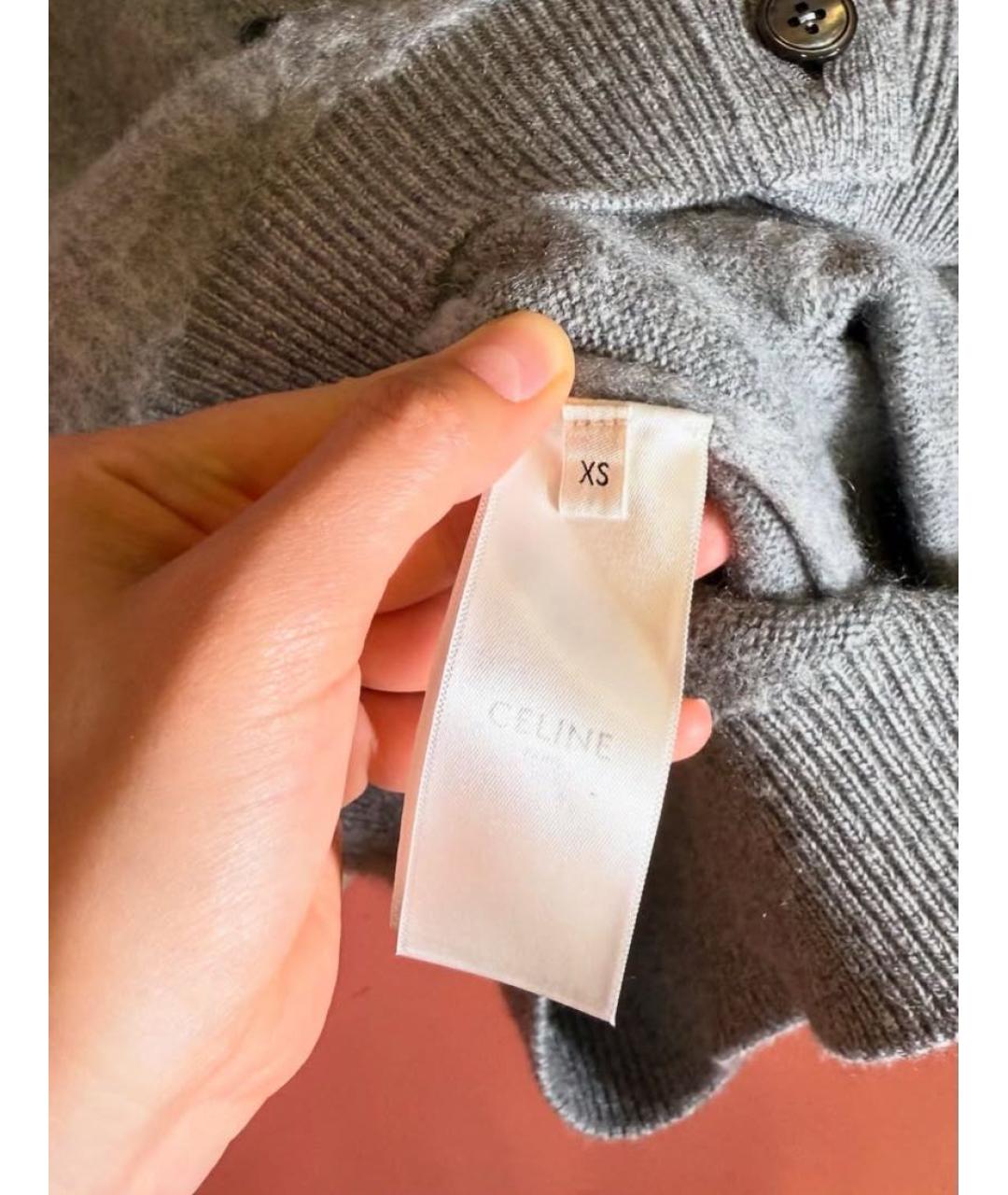 CELINE Антрацитовый кардиган, фото 5