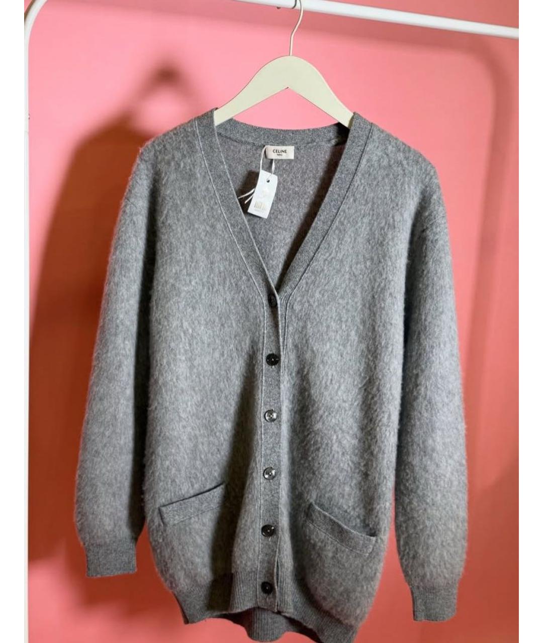 CELINE Антрацитовый кардиган, фото 3
