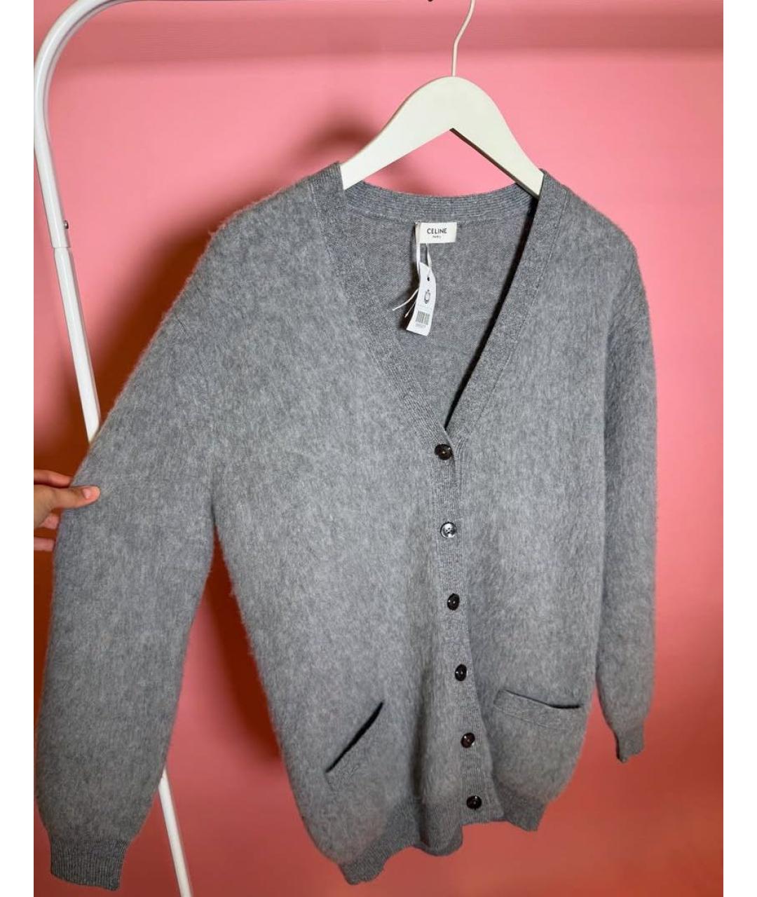 CELINE Антрацитовый кардиган, фото 2