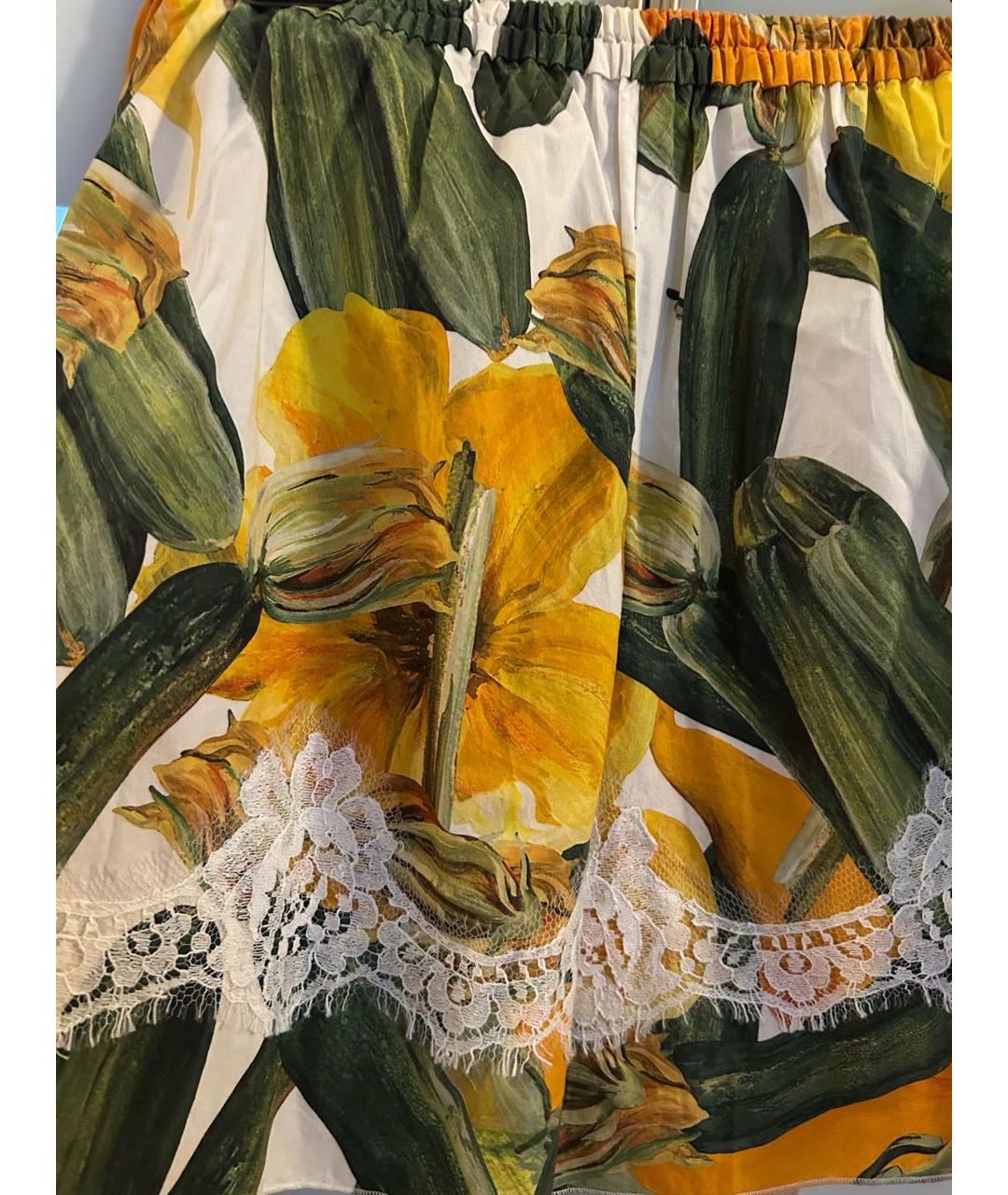 DOLCE&GABBANA Мульти хлопковые шорты, фото 4