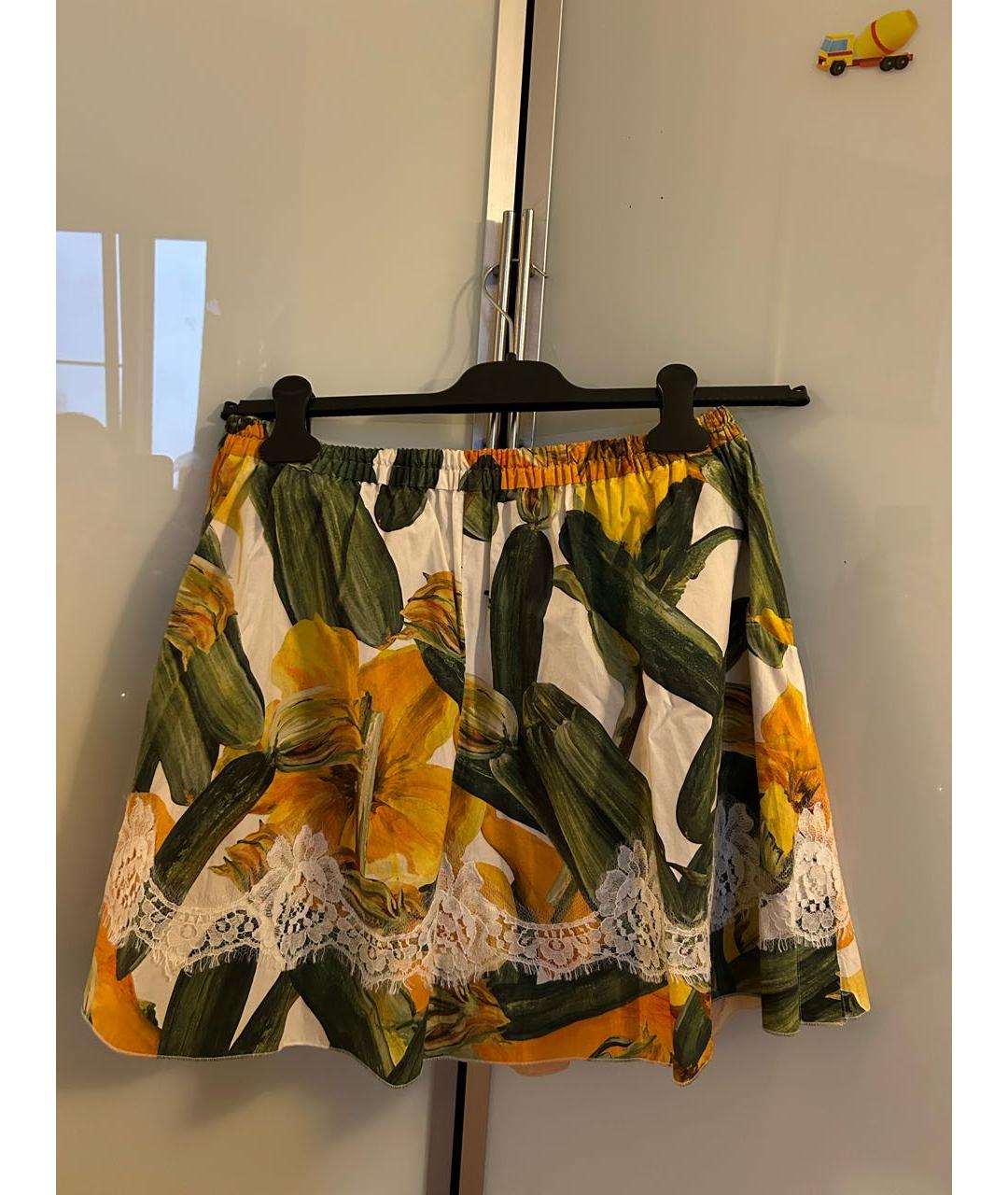 DOLCE&GABBANA Мульти хлопковые шорты, фото 7