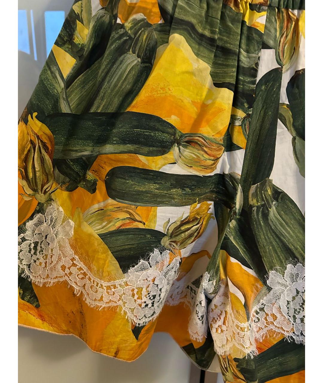 DOLCE&GABBANA Мульти хлопковые шорты, фото 6