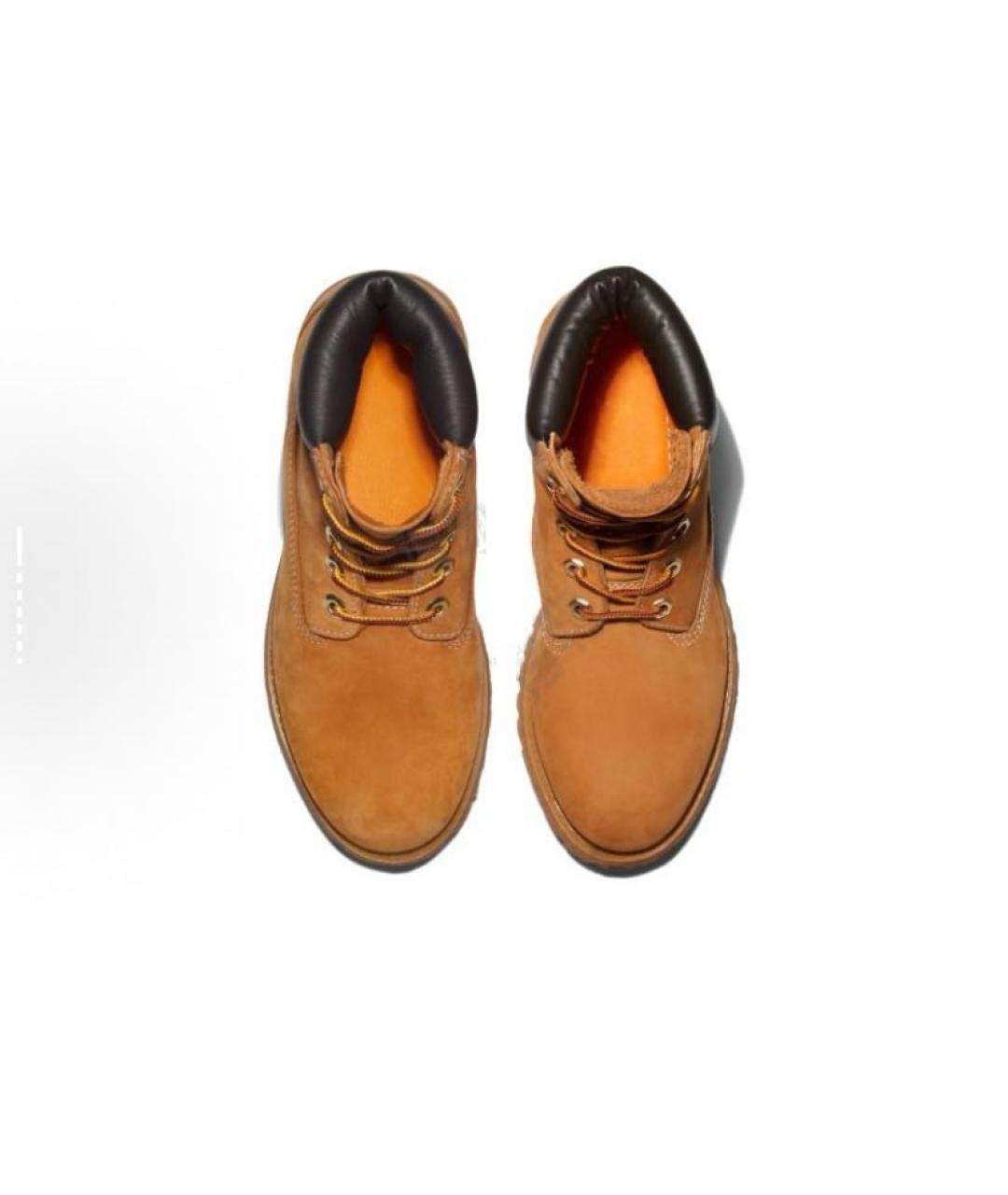 TIMBERLAND Бежевые кожаные ботинки, фото 4